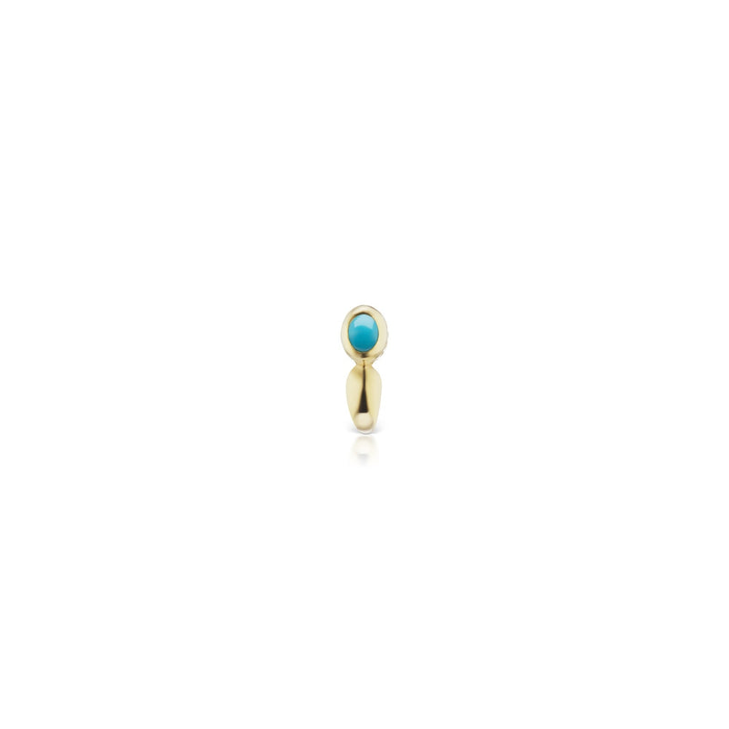 Huggie in Turquoise - Charlotte Allison Fine Jewelry