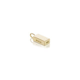 Charm Brick in 14k Solid Yellow Gold - Charlotte Allison Fine Jewelry