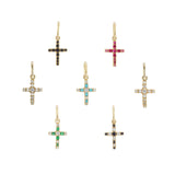 Charm Cross in Ruby - Charlotte Allison Fine Jewelry