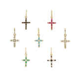 Charm Cross in Ruby - Charlotte Allison Fine Jewelry