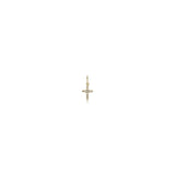 Charm Cross in White Diamond and Pearl - Charlotte Allison Fine Jewelry