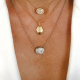 Charm Oval and Diamond Starburst - Charlotte Allison Fine Jewelry