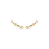 Climbers in Brushed Gold and Diamond - Charlotte Allison Fine Jewelry
