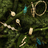 Climbers in Brushed Gold and Diamond - Charlotte Allison Fine Jewelry