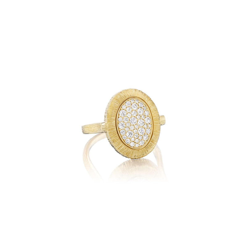 Cocktail Ring in Diamond Pave - Charlotte Allison Fine Jewelry