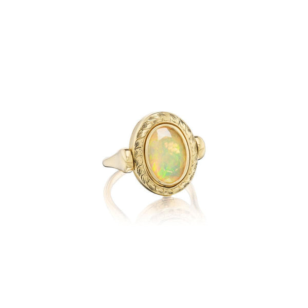 Cocktail Ring in Ethiopian Opal - Charlotte Allison Fine Jewelry