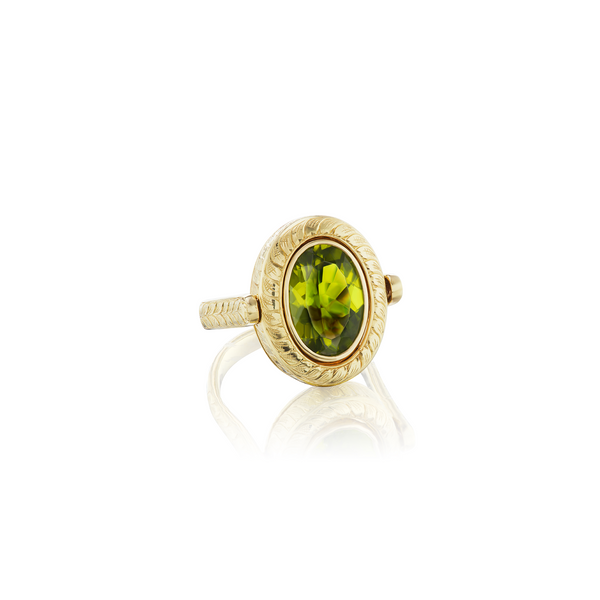 Cocktail Ring in Peridot - Charlotte Allison Fine Jewelry