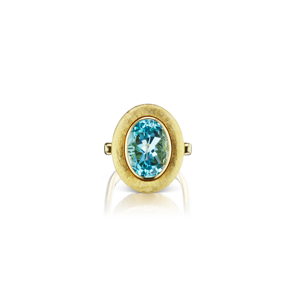Cocktail Ring in Sky Blue Topaz - Charlotte Allison Fine Jewelry