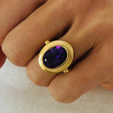 Cocktail Ring with Amethyst - Charlotte Allison Fine Jewelry