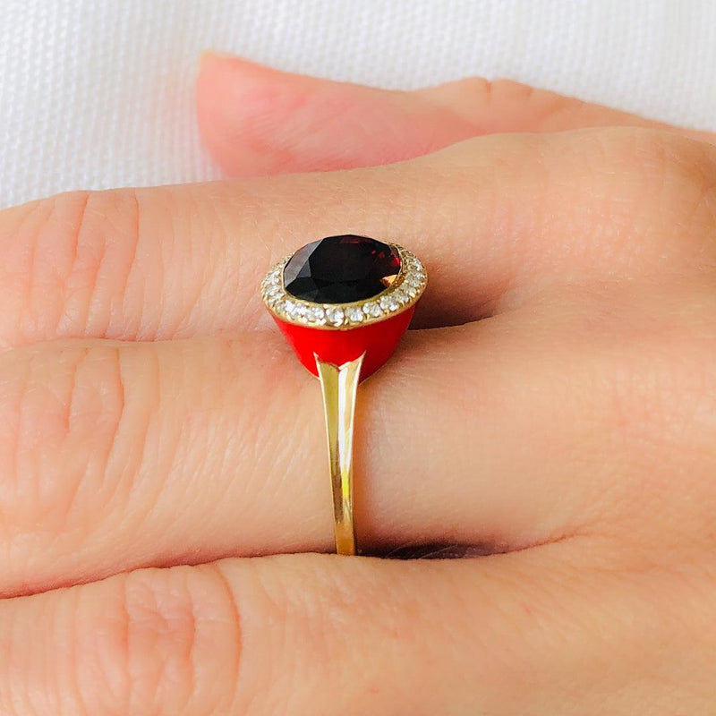 Garnet fine jewelry deals