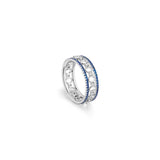 Eternity Gallerie Band in Sapphire - Charlotte Allison Fine Jewelry