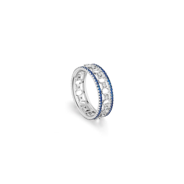 Eternity Gallerie Band in Sapphire - Charlotte Allison Fine Jewelry