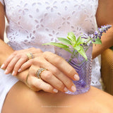 Eternity Gallerie Band in White Gold & White Diamond - Charlotte Allison Fine Jewelry