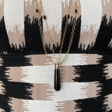 Grande Drop Pendant in Black Onyx - Charlotte Allison Fine Jewelry