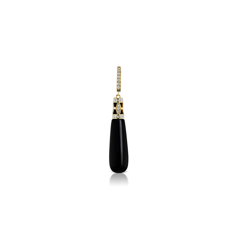 Grande Drops in Black Onyx - Charlotte Allison Fine Jewelry
