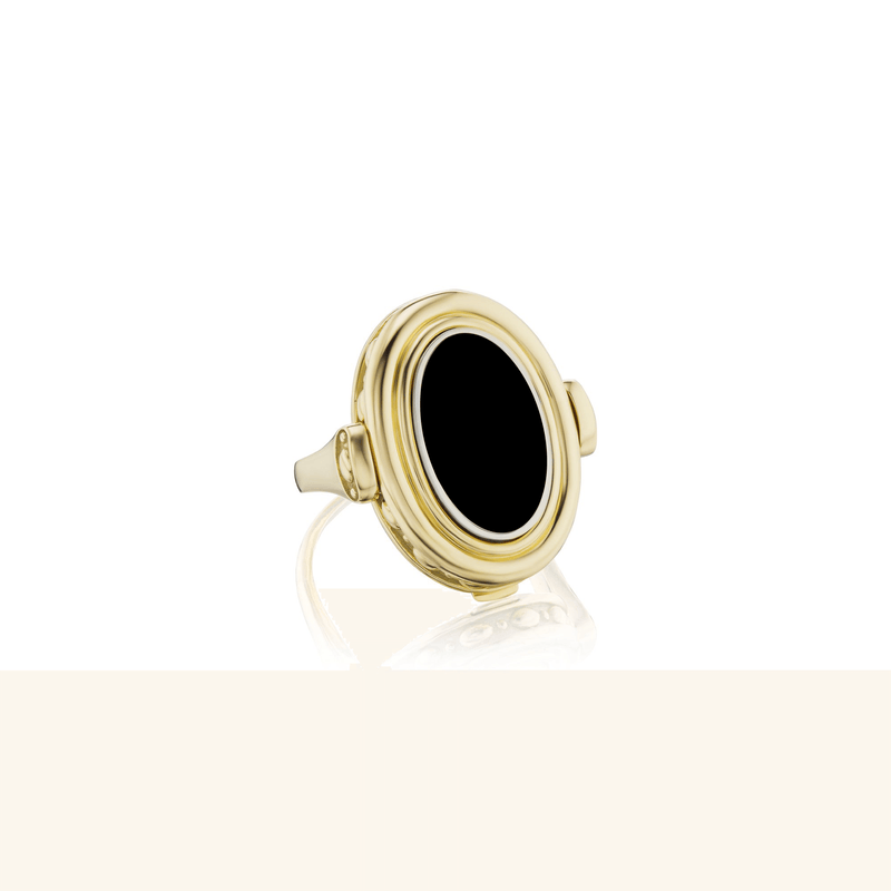 Grande Varia Signet Ring - Charlotte Allison Fine Jewelry