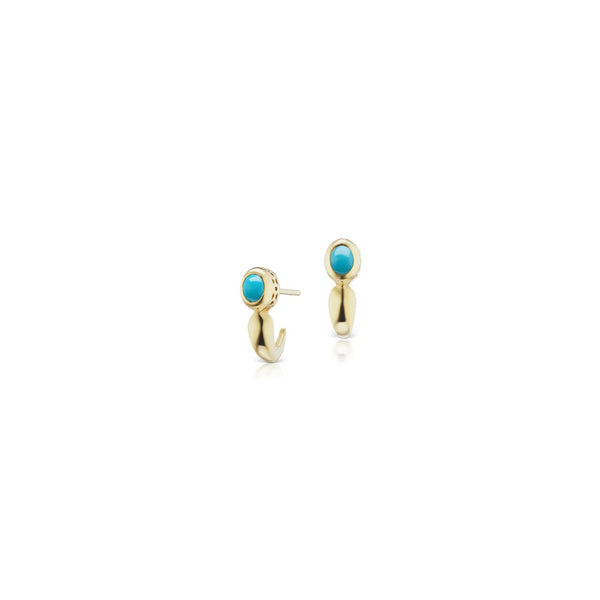 Huggie in Turquoise - Charlotte Allison Fine Jewelry