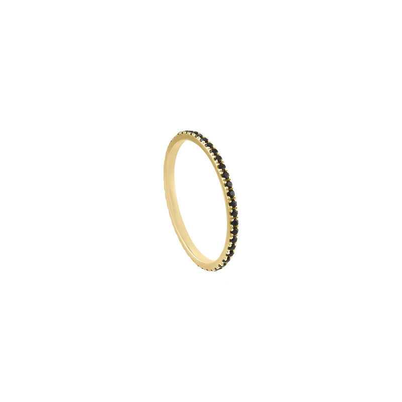 Petite Eternity Band in Black Spinel - Charlotte Allison Fine Jewelry