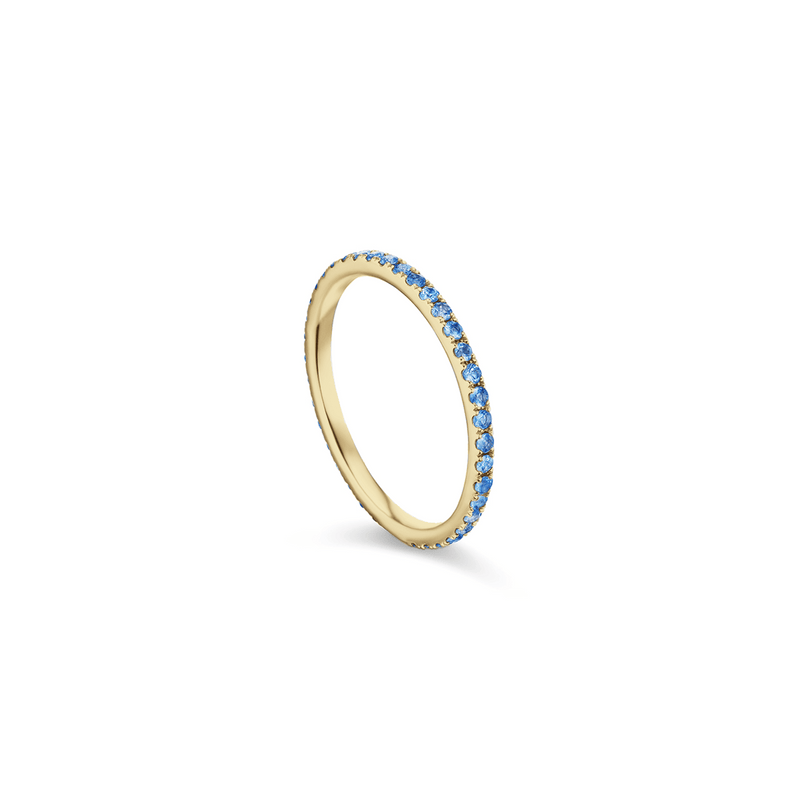 Petite Eternity Band in Blue Sapphire - Charlotte Allison Fine Jewelry