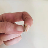 Petite Hoops in White Diamond - Charlotte Allison Fine Jewelry