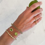 Slider Bracelet in Brushed Gold - Charlotte Allison Fine Jewelry