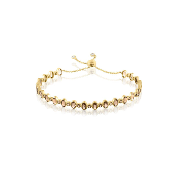 Slider Bracelet in Smokey Topaz - Charlotte Allison Fine Jewelry