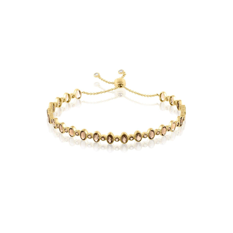 Slider Bracelet in Smokey Topaz - Charlotte Allison Fine Jewelry
